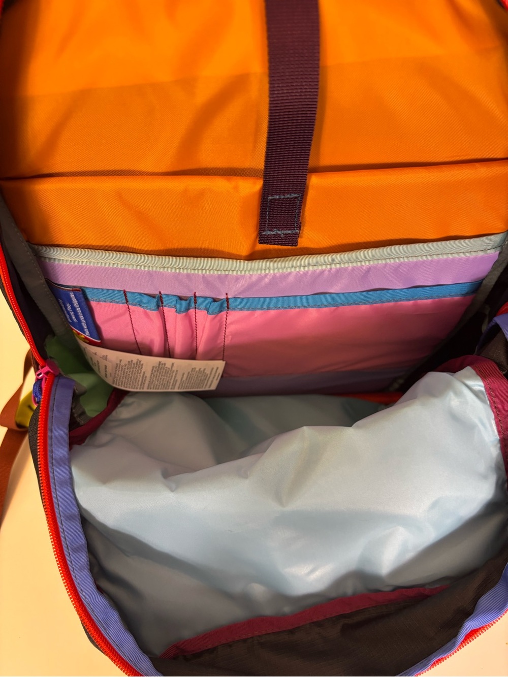 cotopaxi Colorblock Daypack - Light Blue, Olive, Teal, Pink NWOT - Picture 8 of 9
